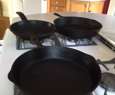 Cast Iron- the original non stick pan